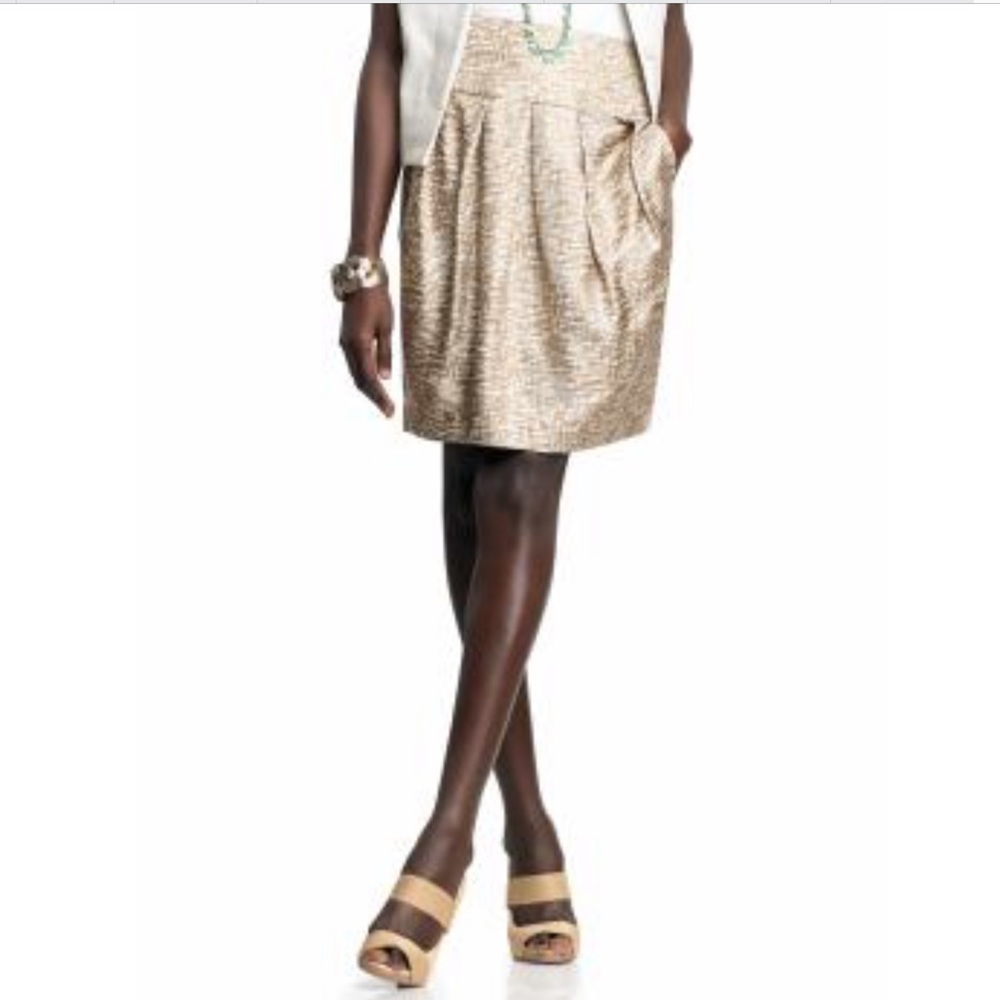 ✨Banana Republic | 0 | Silk Printed Tulip Skirt